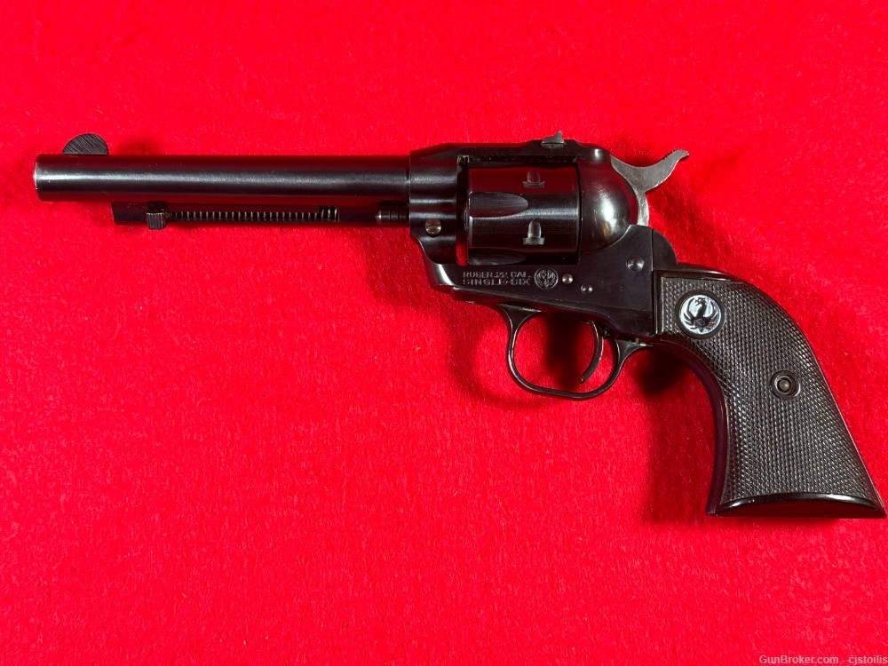 Early Ruger Model Single-Six 4 Digit 22LR 5-1/2" Revolver-img-3