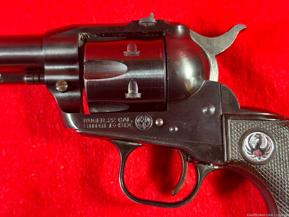 Early Ruger Model Single-Six 4 Digit 22LR 5-1/2" Revolver-img-5