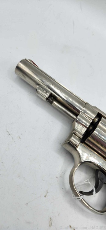 Pre Owned: Smith & Wesson Model 10-8 .38 Special Revolver - Nickel Finish -img-4