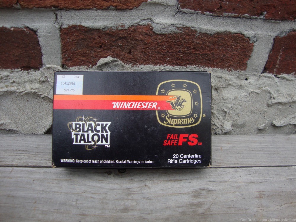 Winchester Supreme Black Talon Fail Safe Failsafe 30-06 Scarce 30/06-img-0