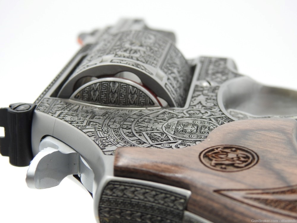 Custom Engraved Aztec Empire S&W Smith & Wesson 686 PC 357 Magnum 2.5" -img-29
