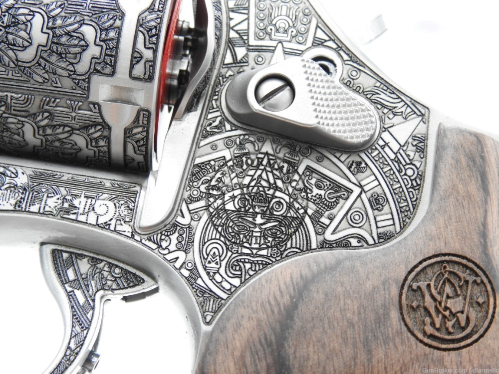 Custom Engraved Aztec Empire S&W Smith & Wesson 686 PC 357 Magnum 2.5" -img-24