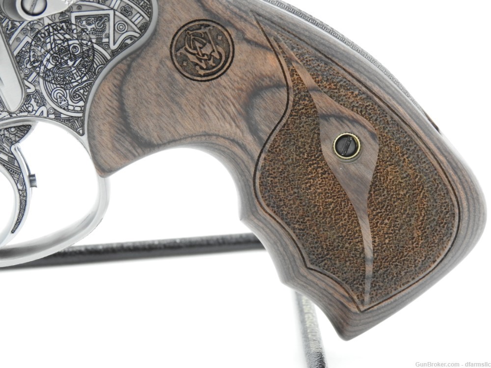 Custom Engraved Aztec Empire S&W Smith & Wesson 686 PC 357 Magnum 2.5" -img-6