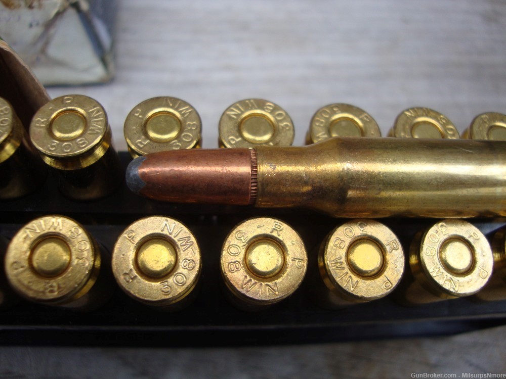 Nice Large Lot Over 325 Rounds .308 Ammo Hunting Softpoint FMJ 308-img-11