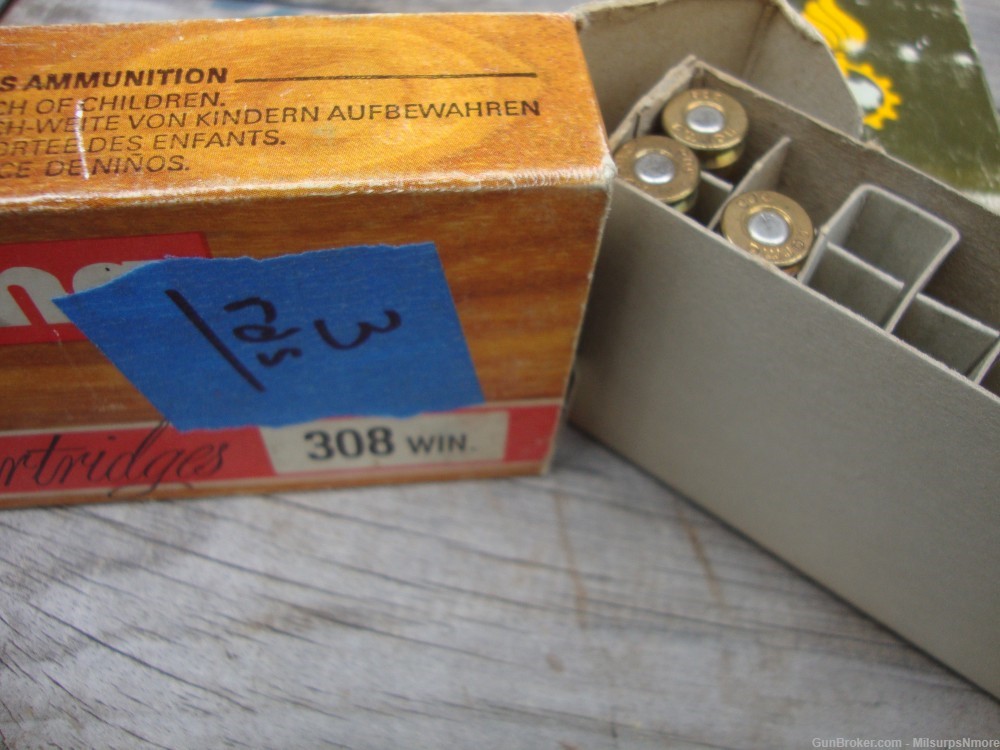 Nice Large Lot Over 325 Rounds .308 Ammo Hunting Softpoint FMJ 308-img-23