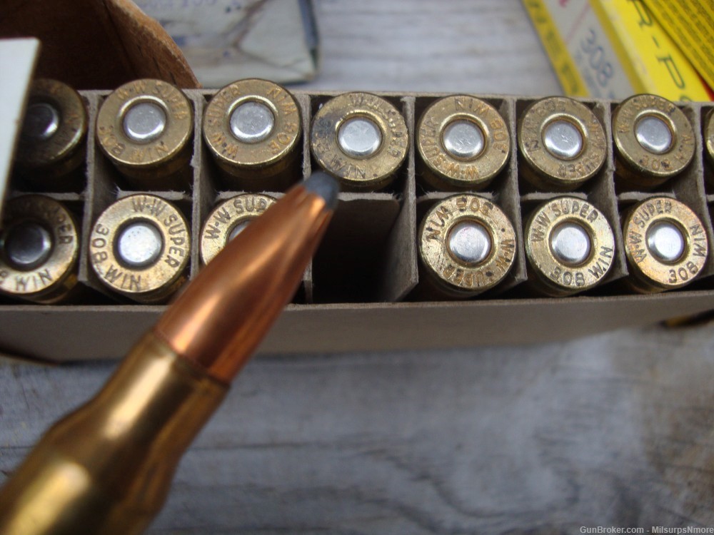 Nice Large Lot Over 325 Rounds .308 Ammo Hunting Softpoint FMJ 308-img-22