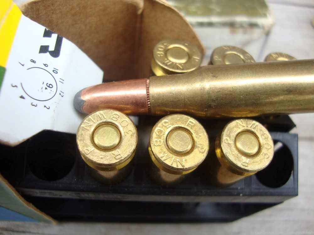 Nice Large Lot Over 325 Rounds .308 Ammo Hunting Softpoint FMJ 308-img-26