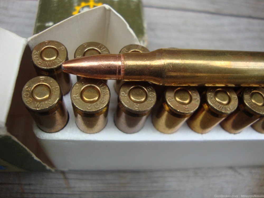 Nice Large Lot Over 325 Rounds .308 Ammo Hunting Softpoint FMJ 308-img-17