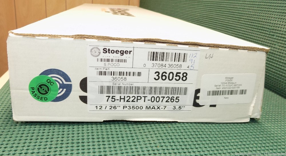 Stoeger P3500 12ga/26" 3.5" Max-7 Camo #36058 Display Model NO RESERVE-img-3