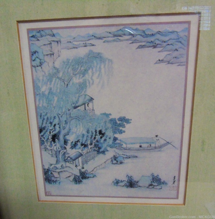 Vintage Asian Watercolor prints “Signed by Artist.-img-5