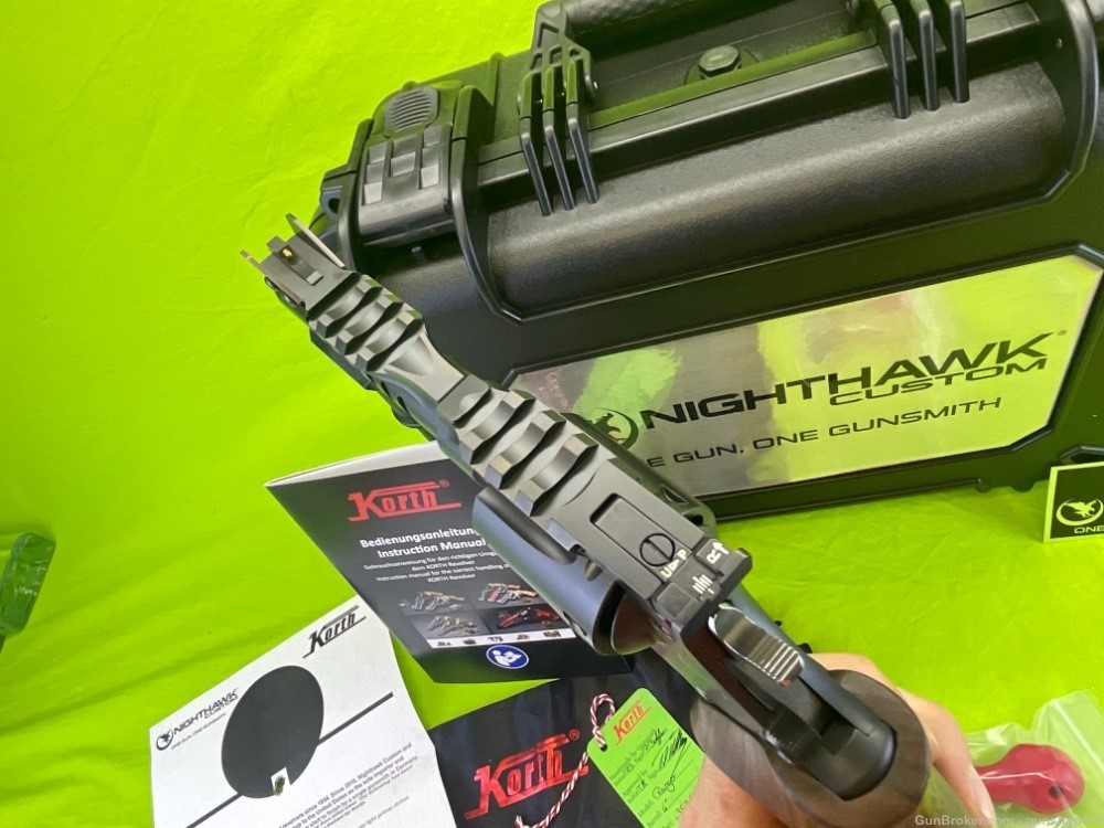 KORTH RANGER 357 MAG RAILED 4” COMBAT NIGHTHAWK CUSTOM 6 SHOT TACTICAL -img-6