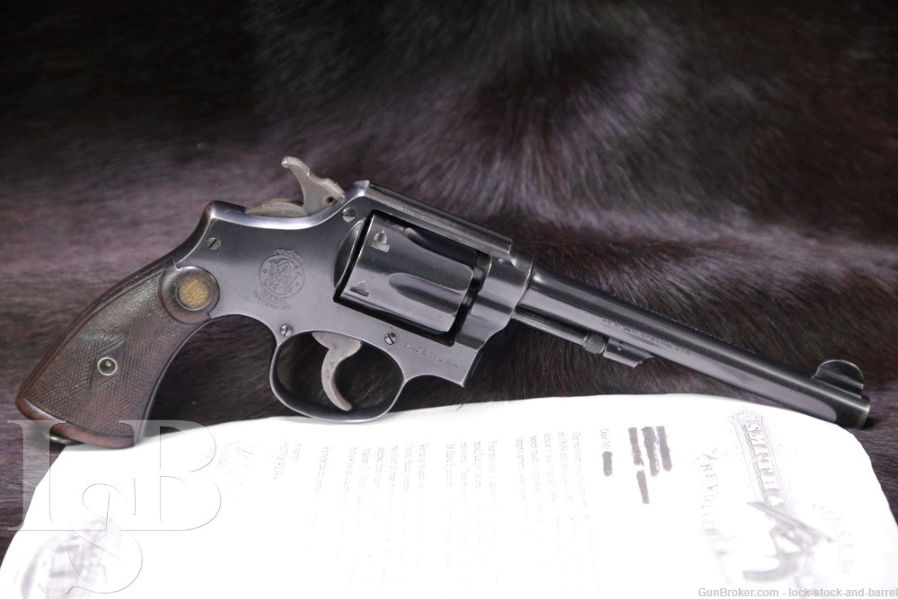 US Contract Smith & Wesson S&W 1905 M&P .38 Spl 6" DA/SA Revolver 1941 C&R-img-0