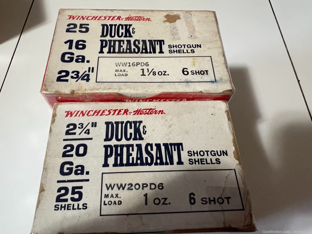 3 FULL WINCHESTER DUCK & PHEASANT BOXES 12-16 AND 20 GA-img-6