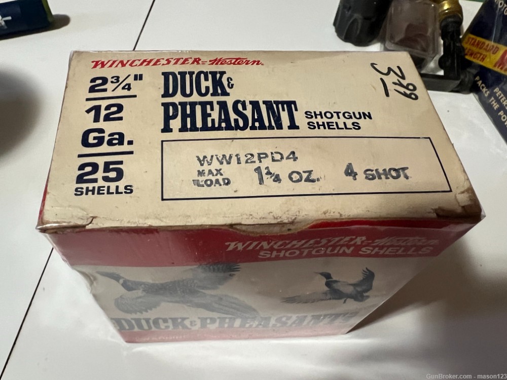 3 FULL WINCHESTER DUCK & PHEASANT BOXES 12-16 AND 20 GA-img-2