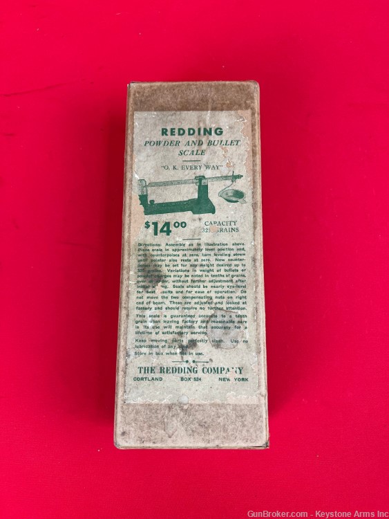 Vintage Redding Powder and Bullet Scale-img-1