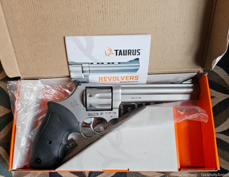 Taurus Model 66 .357 Mag .38 Sp. Revolver Matte Stainless 7 Shot Sweet!-img-0
