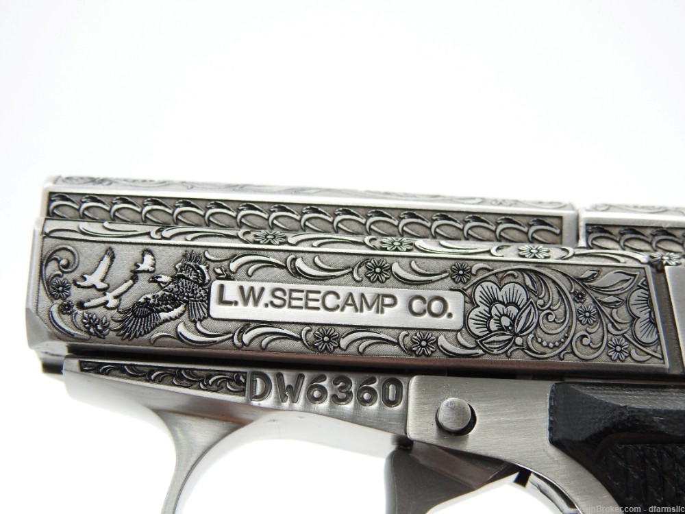 Ultra Rare Custom Engraved Collector  Seecamp LWS 380 380ACP-img-18