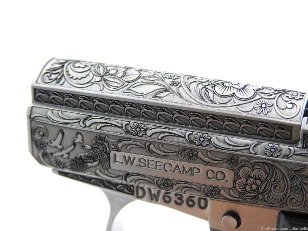 Ultra Rare Custom Engraved Collector  Seecamp LWS 380 380ACP-img-20