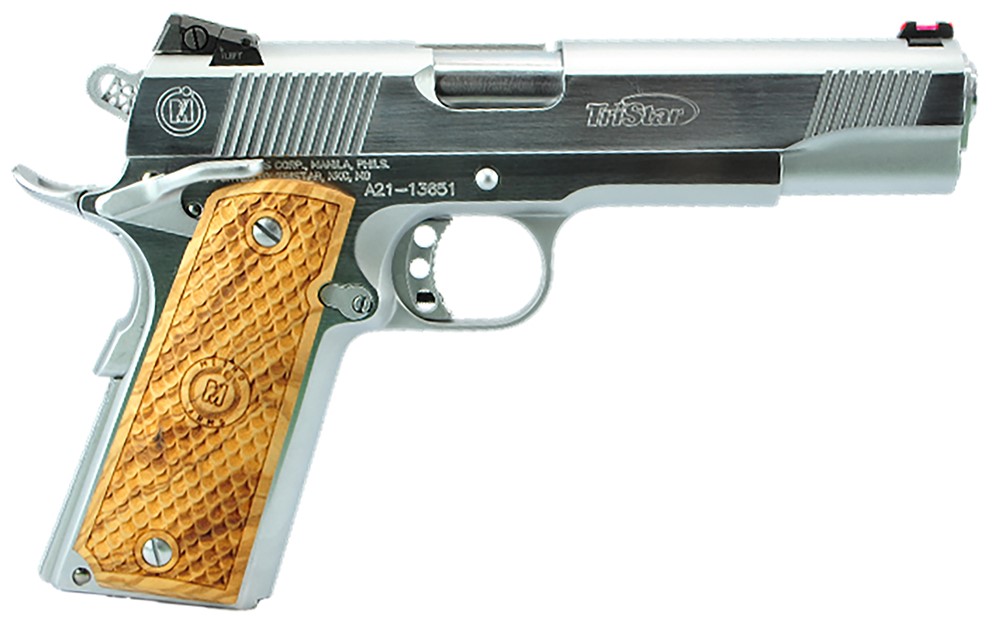 TriStar American Classic Trophy 1911 45 ACP 8+1, 5 Stainless Steel Barrel-img-0