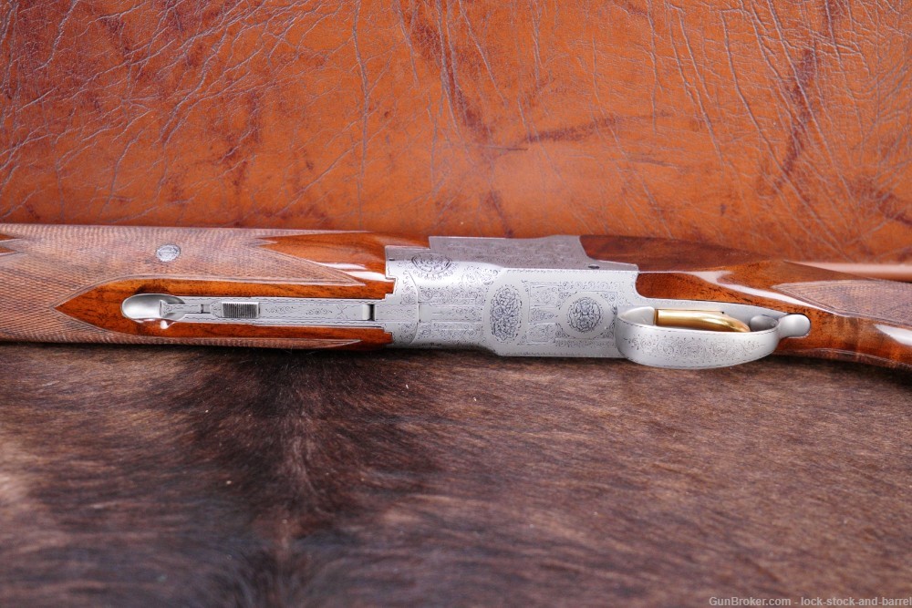 FN Browning Superposed Pigeon Grade Engraved 28 GA O/U Shotgun MFD 1968 C&R-img-12