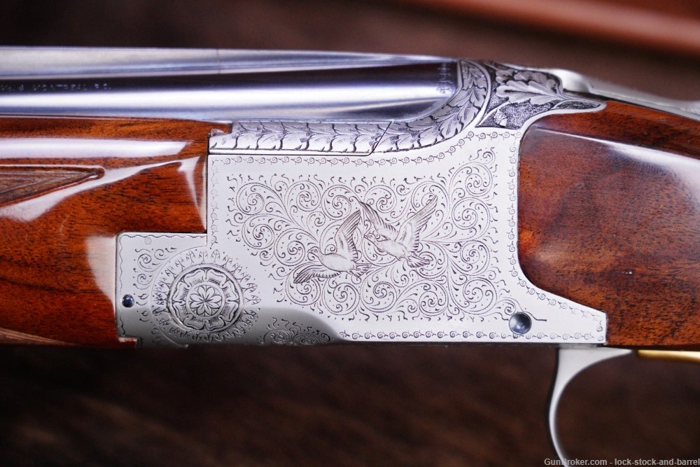 FN Browning Superposed Pigeon Grade Engraved 28 GA O/U Shotgun MFD 1968 C&R-img-19