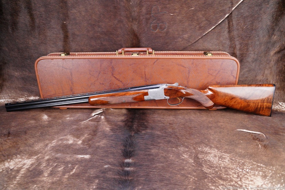 FN Browning Superposed Pigeon Grade Engraved 28 GA O/U Shotgun MFD 1968 C&R-img-7