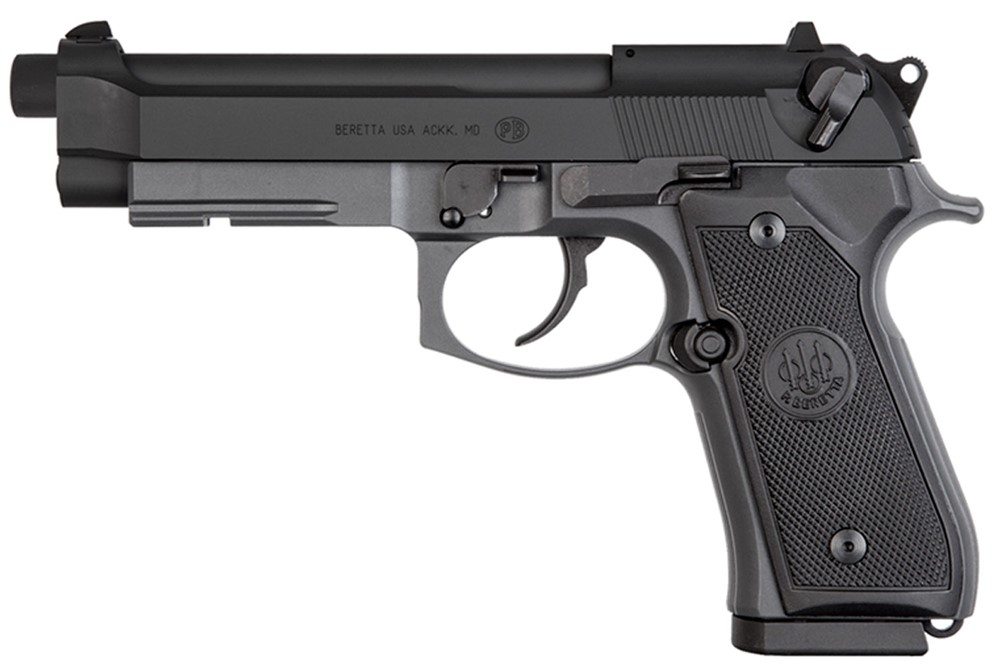 Beretta USA 92FSR  22 LR 5.30 TB 10+1 Sniper Gray Finish Frame with Black B-img-0