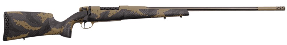 Weatherby Mark V Apex 300 Win Mag 3+1 Rd 26 Coyote Tan/Graphite Black Flute-img-0