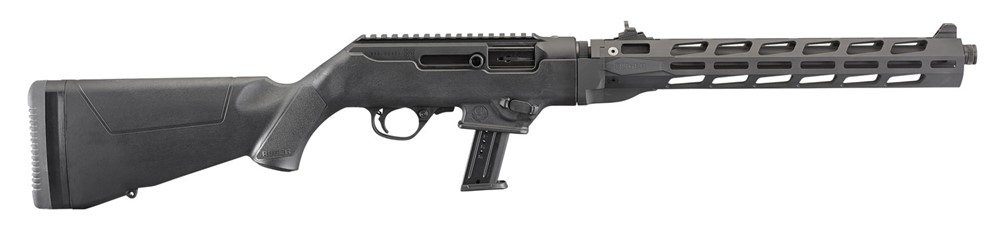 Ruger PC Carbine 9MM Rifle 16.12 17+1 Black w/Aluminum Free-Float Handguard-img-1