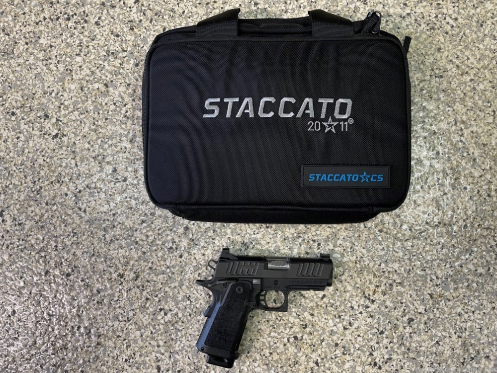 Staccato CS NEW WIDE FRAME Stainless Barrel Curved Trigger Full SIght-img-0
