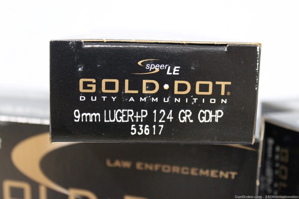 Speer Gold Dot 9mm +P 124GR GDHP 53617 DL/Adult Signature Required!-img-1
