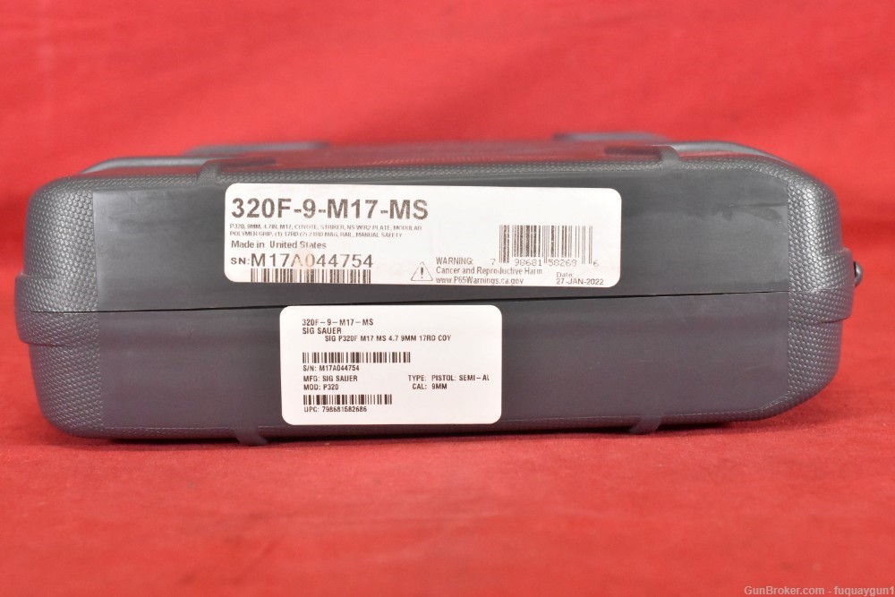 Sig Sauer P320-M17 MS w/ ROMEOZero Pro Red Dot 320F-9-M17-MS 4.7" 17/21rd -img-17