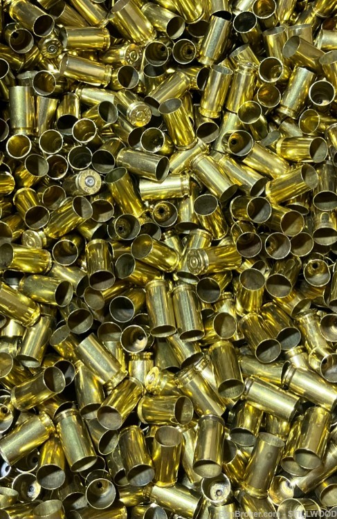 .40 S&W Fired Brass PIstol Casings Polished Inspected 800 at .03 each-img-0