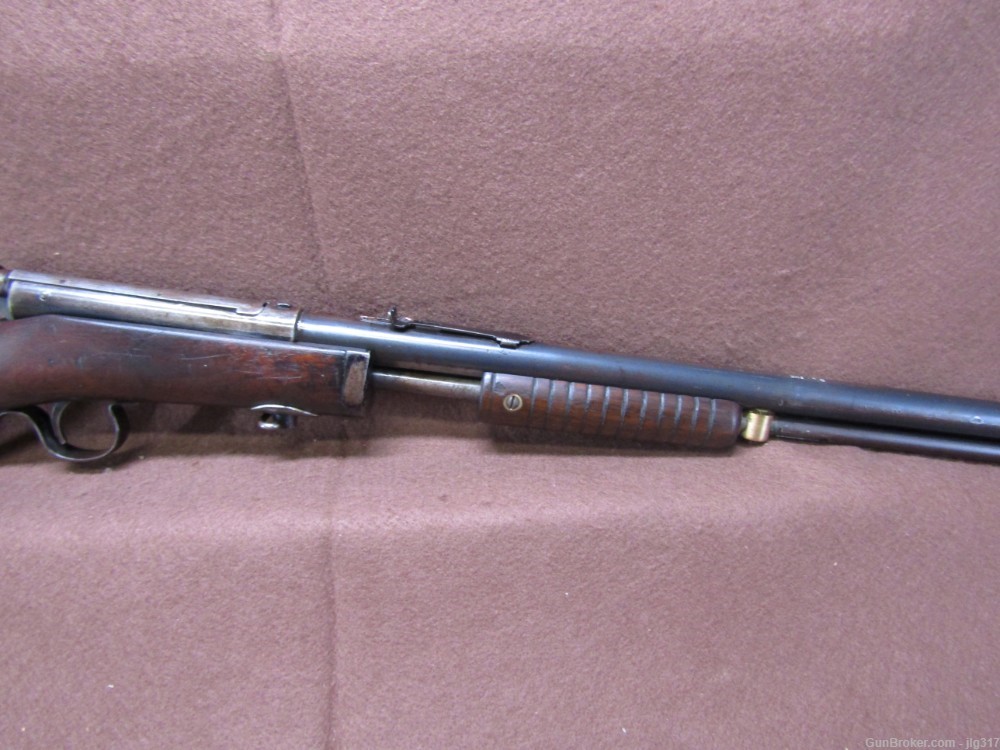 J Stevens Arms & Tool Co Gallery No 80 22 S/L/LR Pump Rifle C&R Okay-img-2
