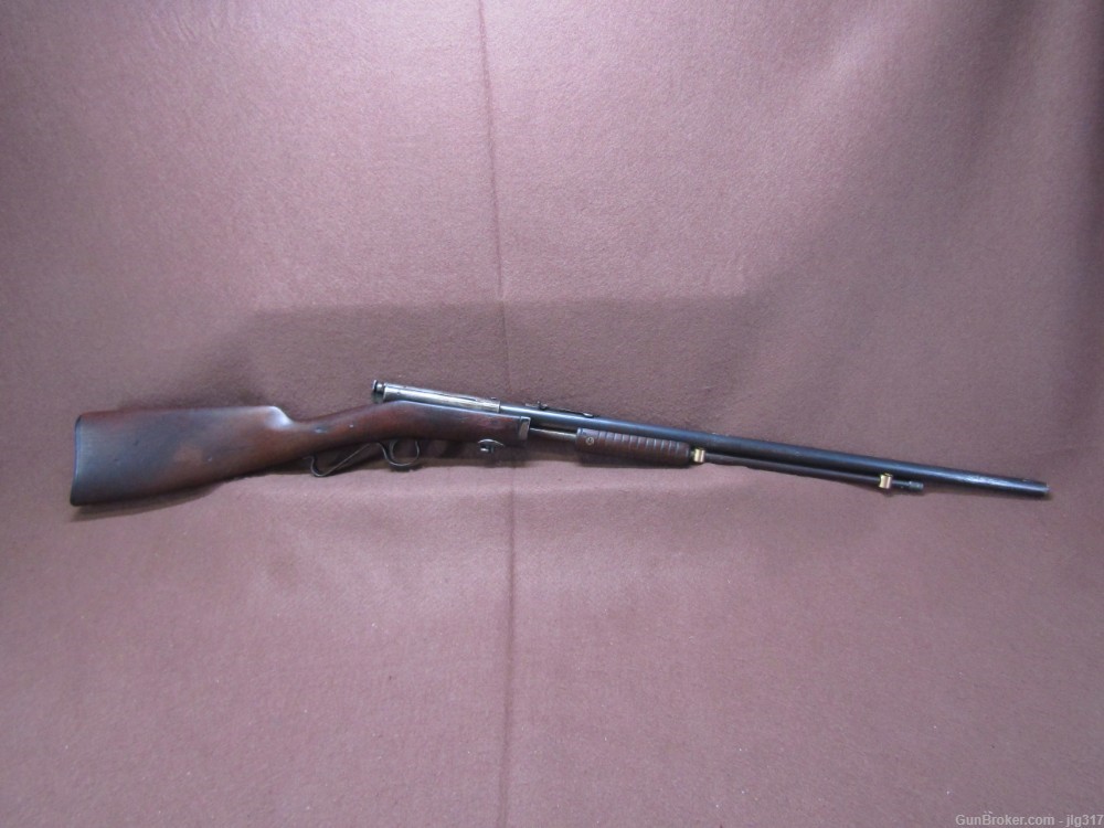 J Stevens Arms & Tool Co Gallery No 80 22 S/L/LR Pump Rifle C&R Okay-img-0