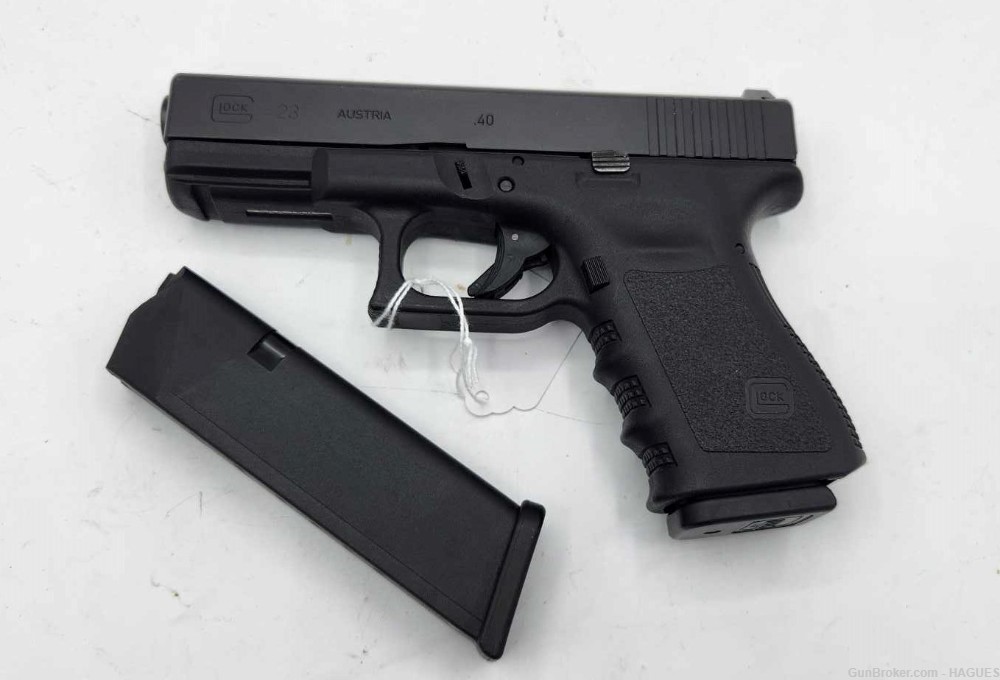 Pre Owned: Glock G23 Gen 3 .40 Cal Pistol - Made In Austria -img-1