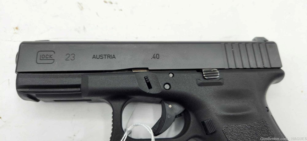 Pre Owned: Glock G23 Gen 3 .40 Cal Pistol - Made In Austria -img-2