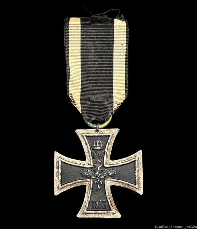 WW1 German Iron Cross EK2 Buckle Badge medal tinnie pre WW2 WWII uniform-img-3