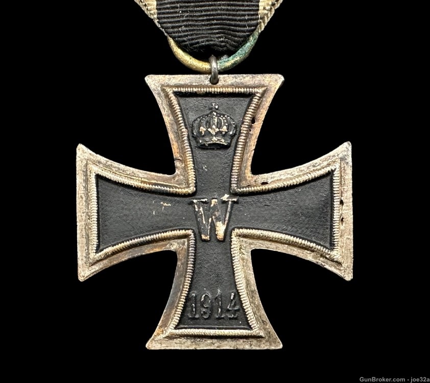 WW1 German Iron Cross EK2 Buckle Badge medal tinnie pre WW2 WWII uniform-img-2
