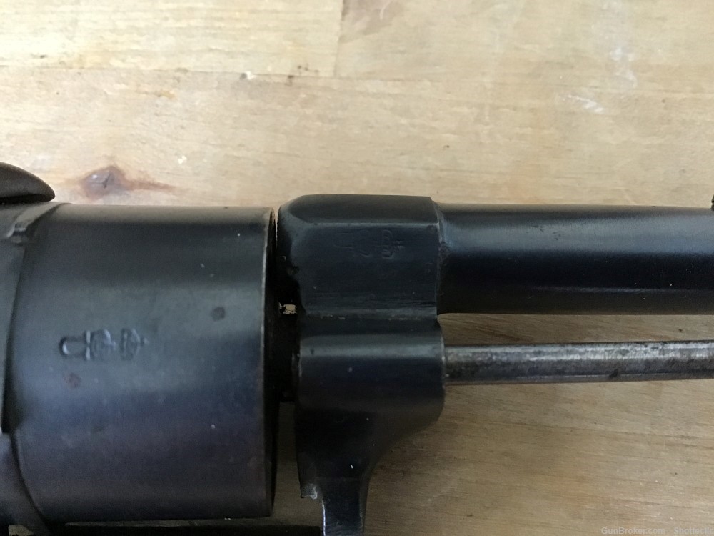 German Proofed Pinfire Lefaucheux Folding Trigger Revolver Bulldog-img-7