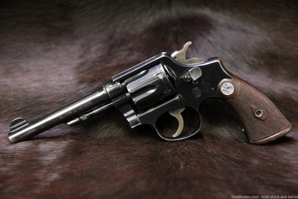 Smith& Wesson S&W Model M&P 1905 4th Change .38 Spl 5" Revolver 1915-42 C&R-img-3