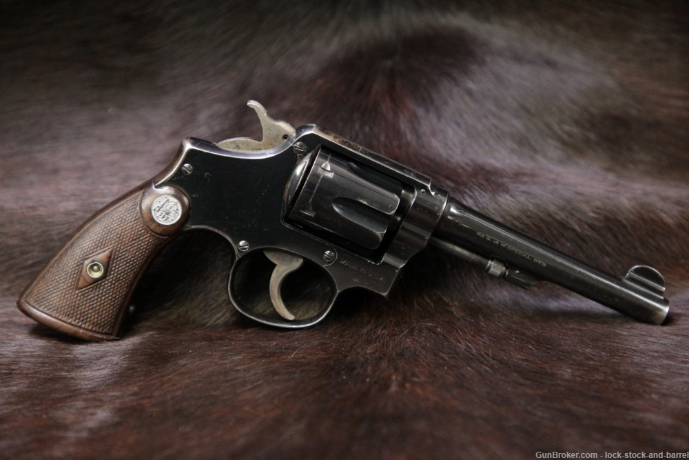 Smith& Wesson S&W Model M&P 1905 4th Change .38 Spl 5" Revolver 1915-42 C&R-img-2