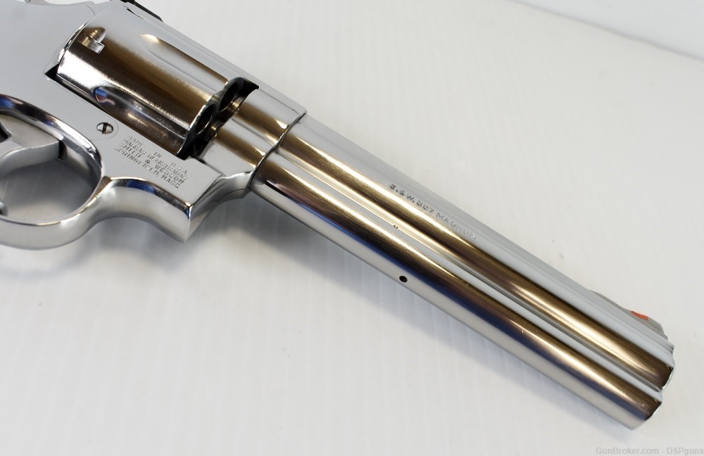 Smith & Wesson Model 686-1 .357 Magnum 6" Stainless Revolver - Circa 1987-img-8