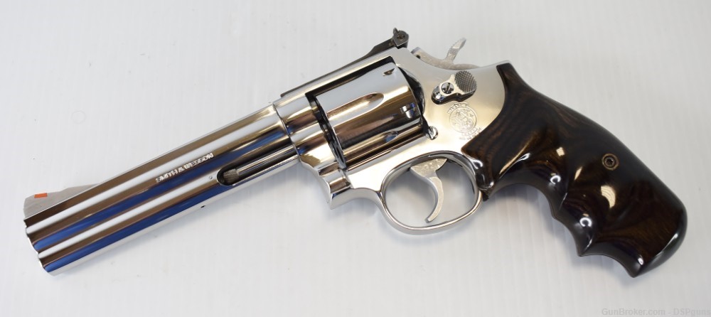 Smith & Wesson Model 686-1 .357 Magnum 6" Stainless Revolver - Circa 1987-img-1