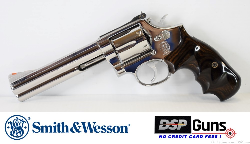 Smith & Wesson Model 686-1 .357 Magnum 6" Stainless Revolver - Circa 1987-img-0