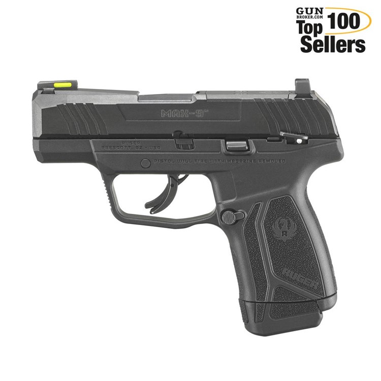 Ruger 3500 Max-9 Optic Ready 9mm Luger 3.20" 12rd Semi-Auto Pistol (3500)-img-0