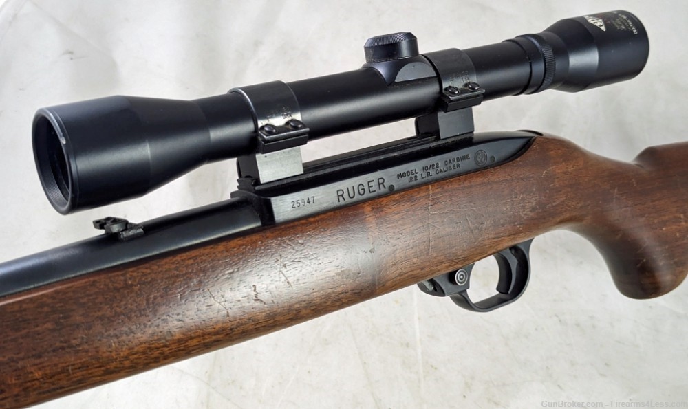 1966 Ruger 10/22 22LR 18.5" Carbine 10-22 22 LR Early SPI Scope-img-8