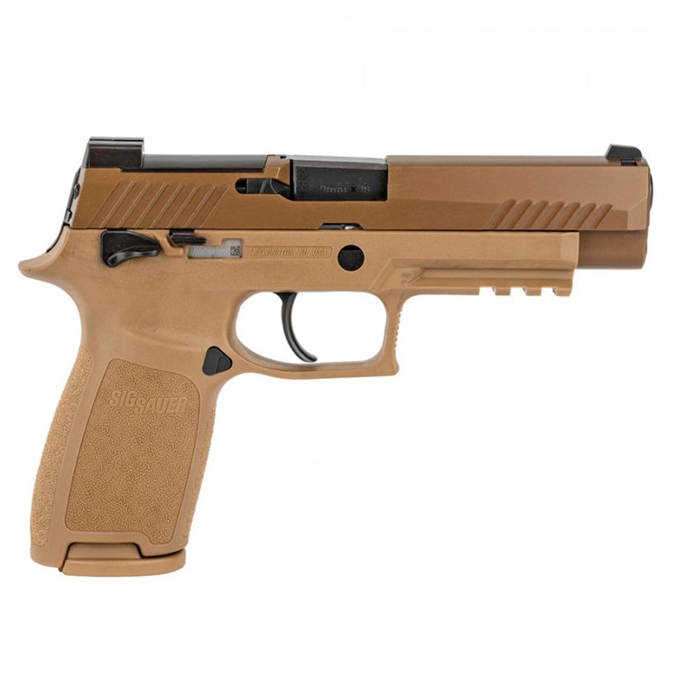 SIG SAUER P320-M17 9mm 4.7in 3x 10rd Mags Coyote Tan Pistol-img-1