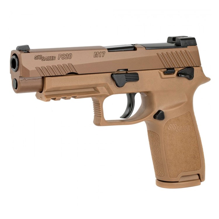 SIG SAUER P320-M17 9mm 4.7in 3x 10rd Mags Coyote Tan Pistol-img-3