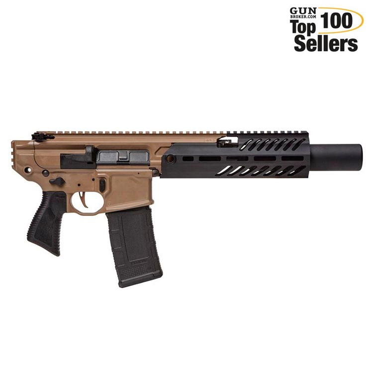 SIG SAUER MCX Canebrake Rattler 300 Blackout 5.5in 30rd Blk/Coyote Pistol-img-0